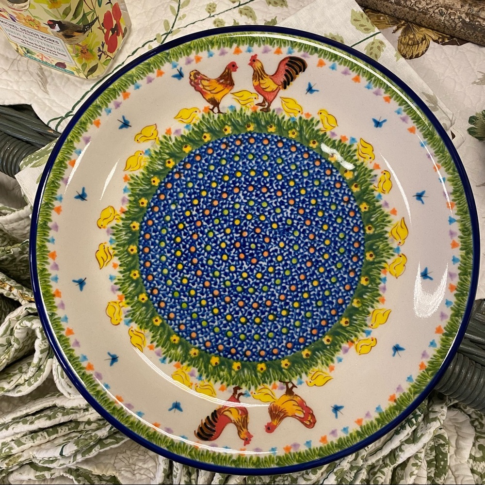 Polish Pottery Dinner Plate